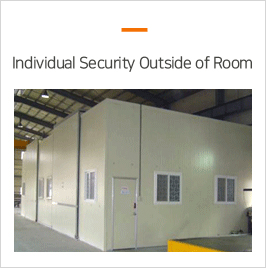CMM Equipments - CMM Equipments - Individual security outside of room