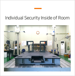 CMM Equipments - CMM Equipments - Individual security inside of room